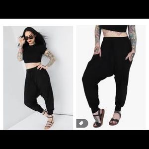 Foxblood Signature Drop Crotch Joggers + Crop Tee Set